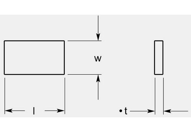 Rectangular Steel Bar, 1.525 / 1.545 in - Image 1