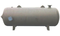 2200 Gallon Horizontal Air Receiver Tank, 165 psi MAWP