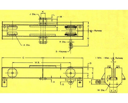 Heavy-Duty Under Running End Truck Kits for Overhead Cranes - Image 2