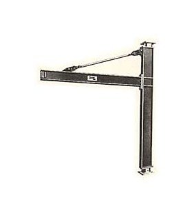 8000 lbs. Column Mast Supported Jib Crane TRM Model - Image 1