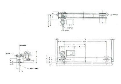 Heavy Duty Motor Driven End Truck Kit - 5 Tons Capacity - Image 2