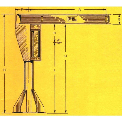 Heavy Duty Model 200 BPM Jib Crane - Image 2