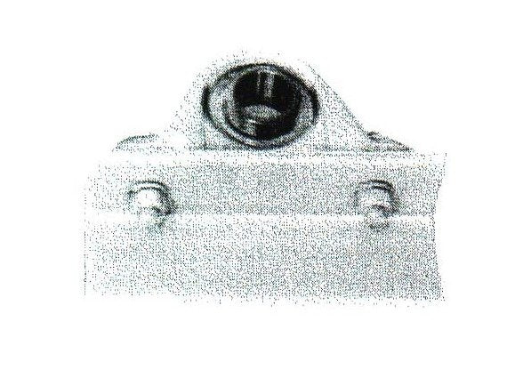 Heavy-Duty Pillow Block Ball Bearing w/ Angle Mounting Bracket - Image 1
