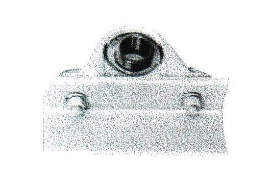 Heavy-Duty Pillow Block Ball Bearing w/ Angle Mounting Bracket - Image 1