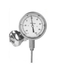 Reotemp Dual Mode Bimetal Thermometers - Stainless Steel