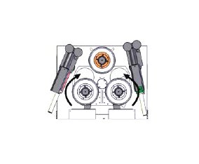 RMT A-FAB Series 30HP Hydraulic Angle Roll Bending Machine - Image 2