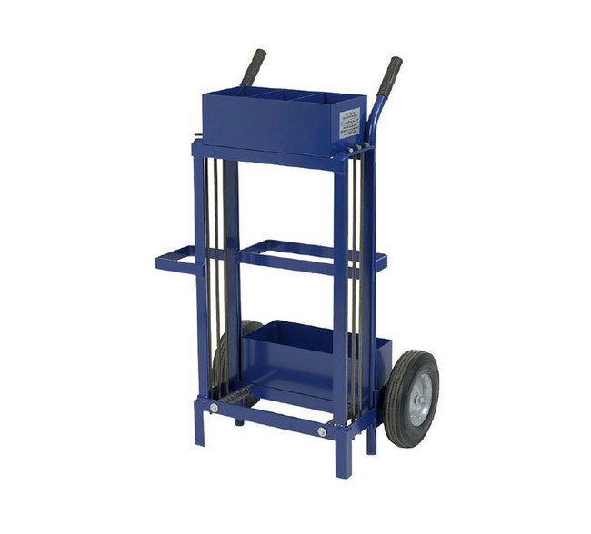 Heavy-Duty Steel Strapping Work Cart for Ribbon Wound Strapping - Image 1