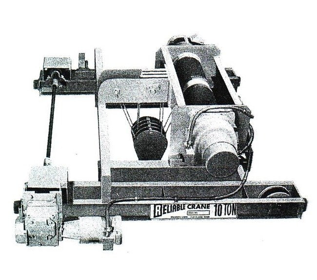 Reliable Type 'RP' Hoist Trolley - Steel Drum Options - Image 1