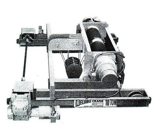 Reliable Type 'RP' Hoist Trolley - Steel Drum Options - Image 1