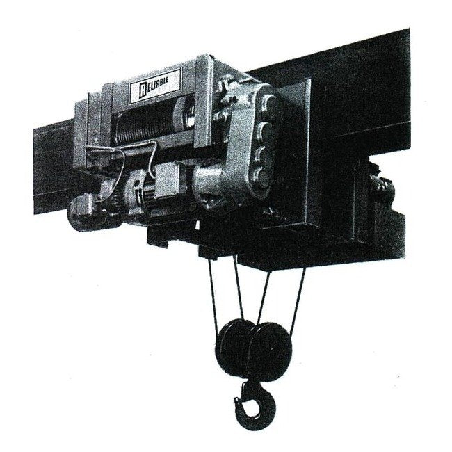 Rightway Hoists Model RPM Low Headroom Monorail Hoists - 10 Ton Capacity - Image 1