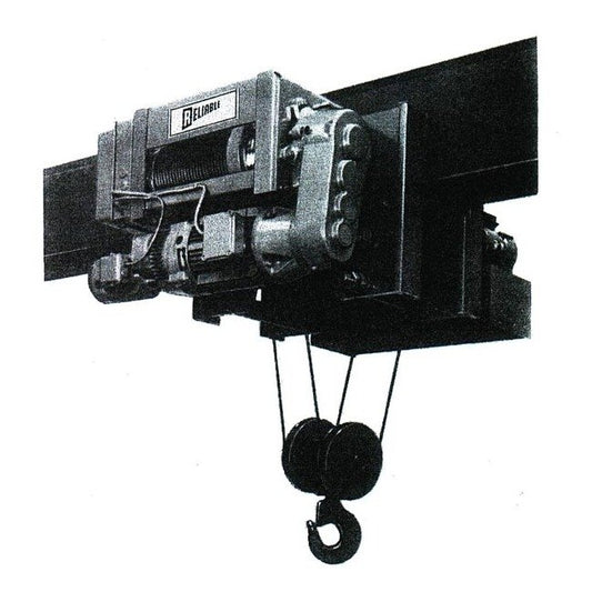 Rightway Hoists Model RPM Low Headroom Monorail Hoists - 10 Ton Capacity - Image 1