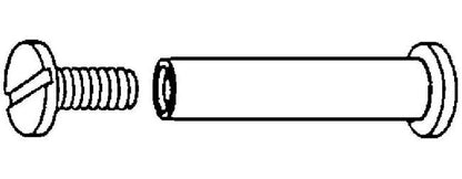 2" Aluminum Binder Post, Closed End, No Drive, 8-32 - Image 2