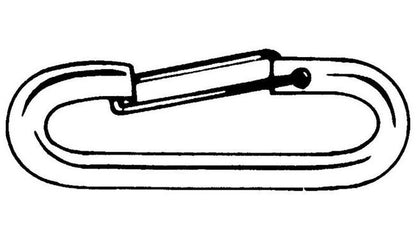 Oval Spring Snap Link Connector - Image 2