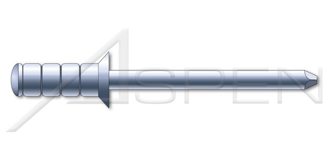 Steel Zinc Plated Countersunk External Steel Body/Steel Pin Multigrip Rivet - Image 1