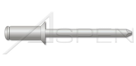 Countersunk External Head Aluminum Body/Aluminum Pin Blind Rivet - Image 1