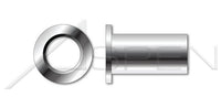 AISI 303 Stainless Steel (18-8) Low Profile Small Head Open End Blind Threaded Insert