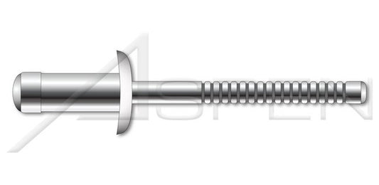 AISI 304 Stainless Steel (18-8) Dome Head Stainless Steel Body/Pin Structural Rivet - Image 1