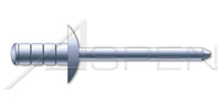 Steel Zinc Plated Dome Head Steel Body/Steel Pin Multigrip Rivet
