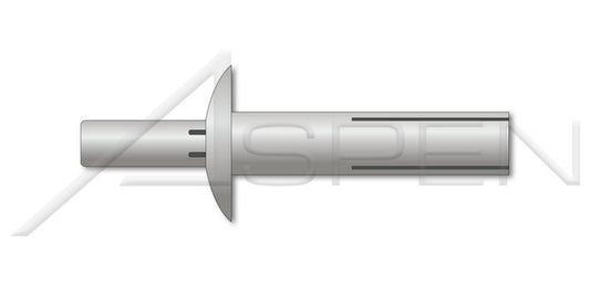 Brazier Head Aluminum Body/Pin Drive Pin Rivet - Image 1