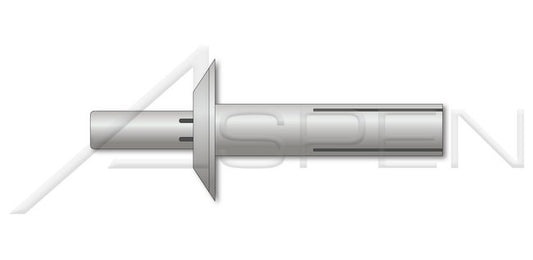 Aluminum Body and Pin Tamper Resistant Liner Head Security Drive Pin Rivet - Image 1