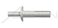 Aluminum Body and Pin Tamper Resistant Brazier Head Security Drive Pin Rivet