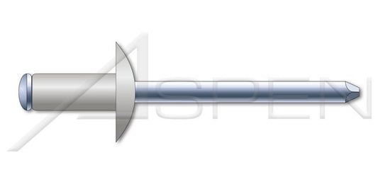 Dome Head Aluminum Body/Steel Pin Blind Rivet - Image 1