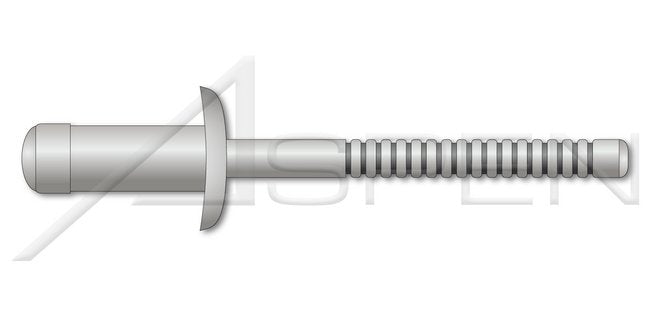 Dome Head Aluminum Body/Pin Structural Rivet - Image 1
