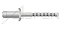 Dome Head Aluminum Body/Pin Structural Rivet