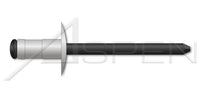 Black Phosphate Coated Low Profile Aluminum Body/Steel Pin Multigrip Rivet