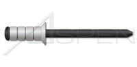 Black Phosphate Coated Countersunk External Head Aluminum Body/Steel Pin Multigrip Rivet