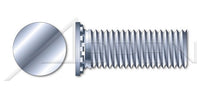 Steel Zinc Plated and Baked Full Thread Flush Head Self-Clinching Studs