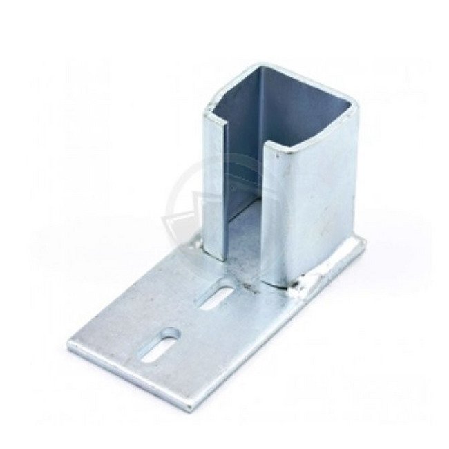 Steel Roller Track Wall Mount End Stop Brackets - Image 1