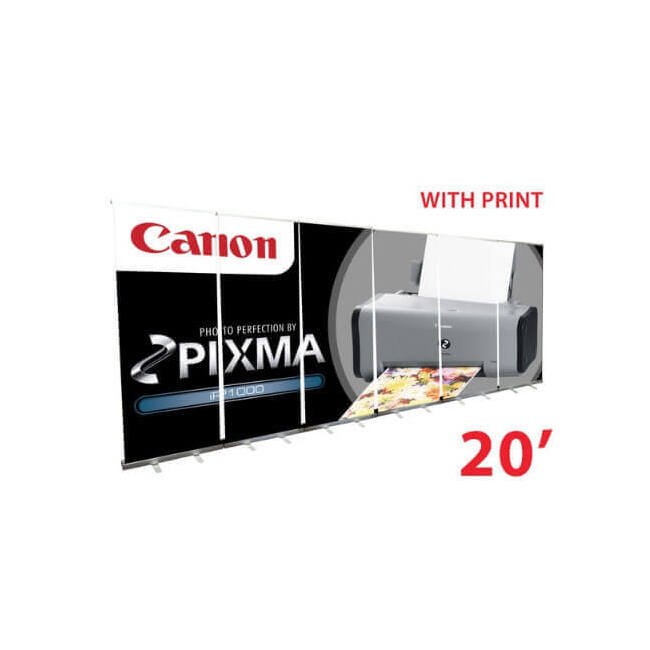 24 Inch Height Retractable Roll Up Banner Stand by Megastore - Image 1