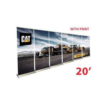 Premium 6in Height Retractable Roll Up Banner Stand - Megastore SWA-PWB33X6P - Image 1