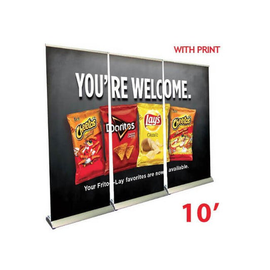 Premium 18 Inch Height Retractable Banner Stand - Image 1