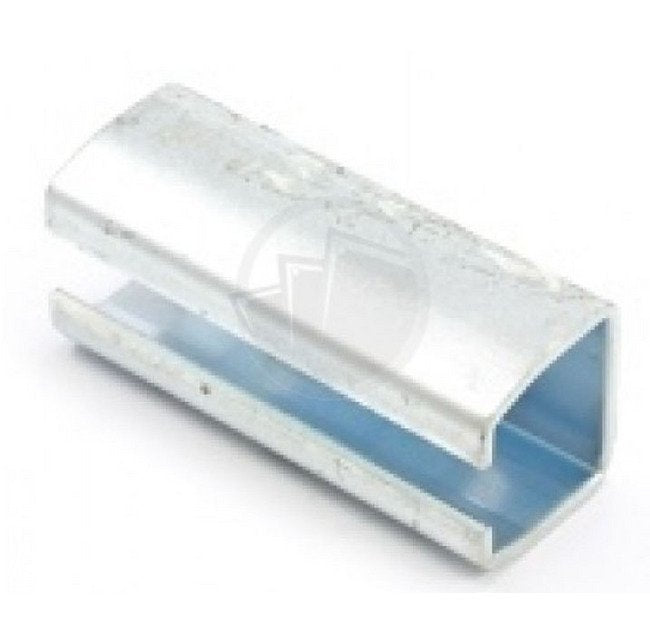 Galvanized Steel Roller Track Straight Splice Connectors - Image 1
