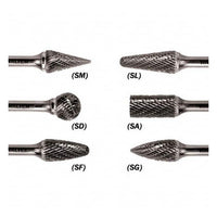 Walter 1/8" Carbide Rotary File with 1/2" LOC
