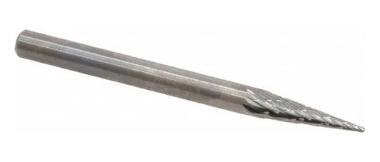 SGSPRO Carbide Cone Rotary File 1/8" Shank, 7/16" LOC - Image 1