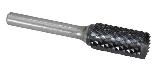 SGSPRO 1/4 Inch Carbide Double Cut Cylinder Burr - Image 1
