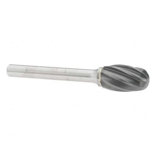 Carbide Oval Burr Rotary File - 1/4in Shank, 7/8in LOC - Image 1