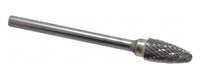 SGSPRO Carbide Double Cut Tree Burr Rotary File