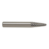 SGSPRO 1/8 Inch Carbide Double Cut Taper Burr Rotary File