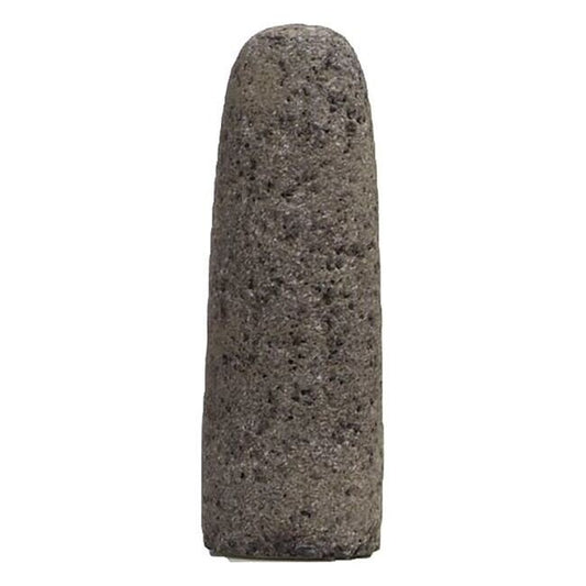 Norton 3/8-24 Shank Thread Size Rotary File - Coarse Grade Aluminum Oxide Cone - Image 1