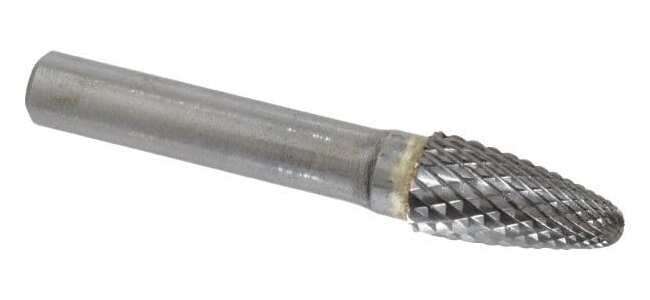 SGSPRO Carbide Double Cut Rotary File, 3/8" Shank, 1" LOC - Image 1