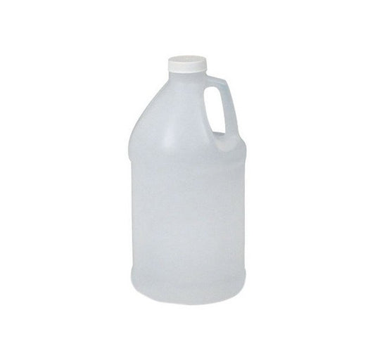 1/2 Gallon Natural Round Jug Bottle with Cap - FDA Compliant - Image 1