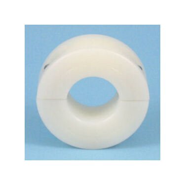 Delrin Two-Piece Split Shaft Collar Clamp, 5/16" Bore - Image 1
