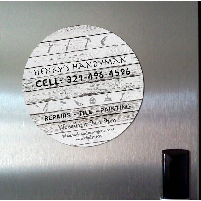 6-Inch Round Magnet - Full Color Print, Matte Finish - Image 1