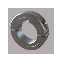 Split Clamp-Type Shaft Collars with Keyways, Low Profile