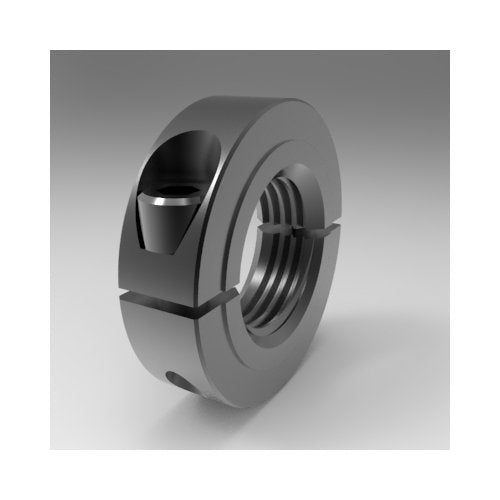 UNC/UNF Two-Piece Split Shaft Collar with Threaded Hub - Image 1