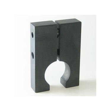 Split Rail Stops Clamp Type - 1-1/4in Bore, Steel Black Oxide - Image 1